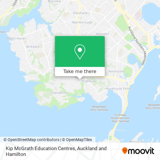 Kip McGrath Education Centres map