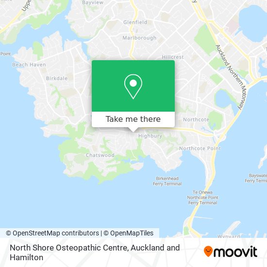 North Shore Osteopathic Centre地图
