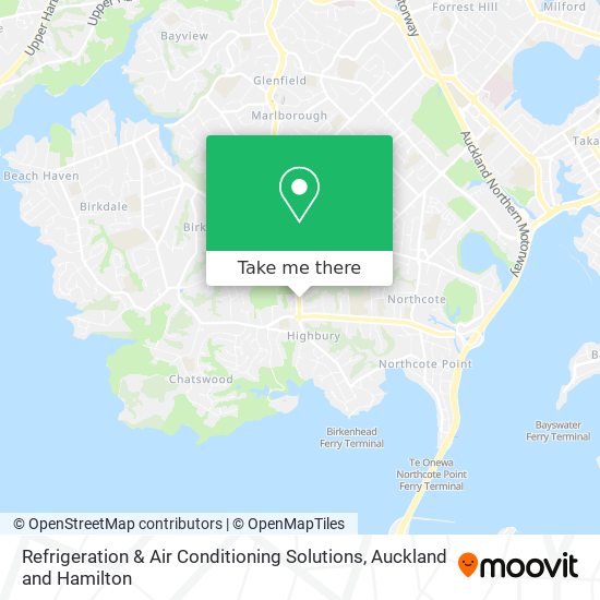 Refrigeration & Air Conditioning Solutions map