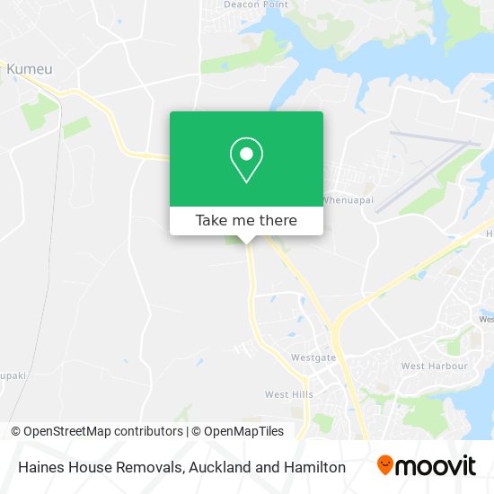 Haines House Removals map