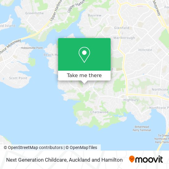 Next Generation Childcare map