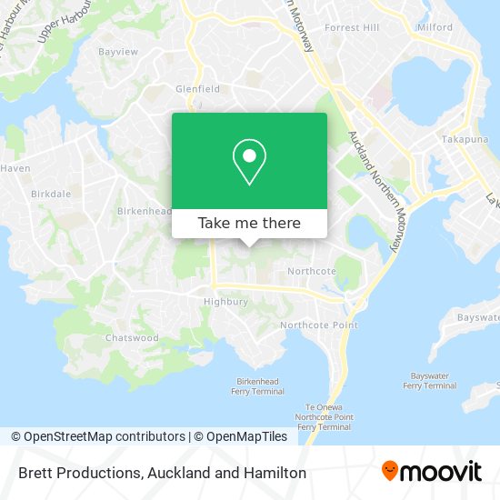 Brett Productions map