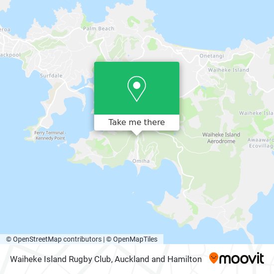 Waiheke Island Rugby Club地图