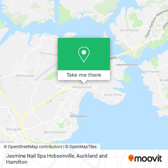 Jasmine Nail Spa Hobsonville map