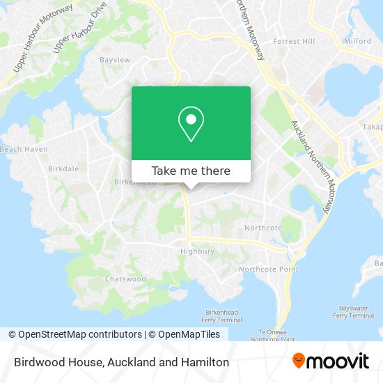 Birdwood House map