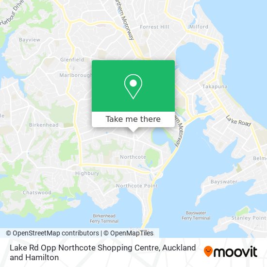 Lake Rd Opp Northcote Shopping Centre map