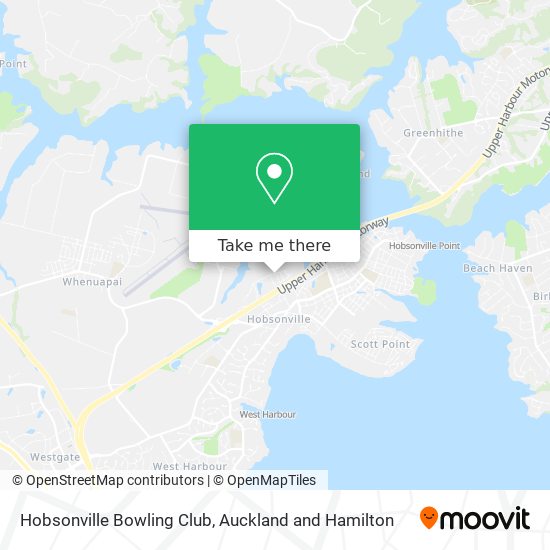 Hobsonville Bowling Club map