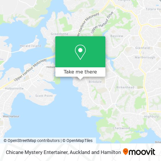 Chicane Mystery Entertainer map