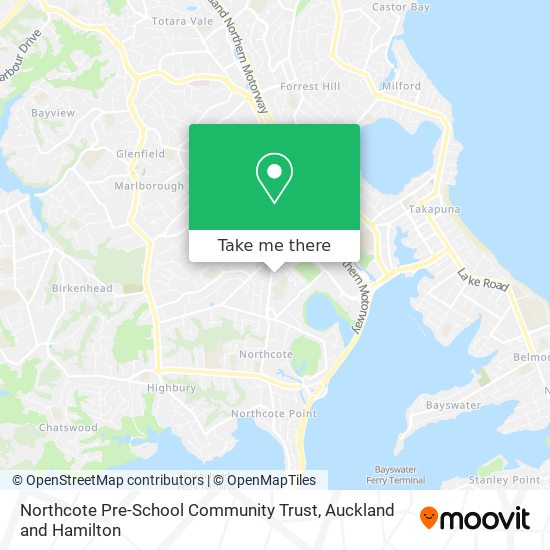 Northcote Pre-School Community Trust map