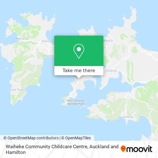 Waiheke Community Childcare Centre map