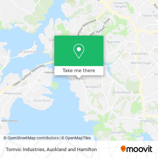Tomvic Industries map