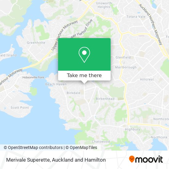 Merivale Superette map