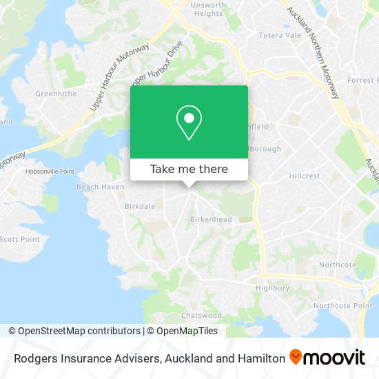 Rodgers Insurance Advisers map