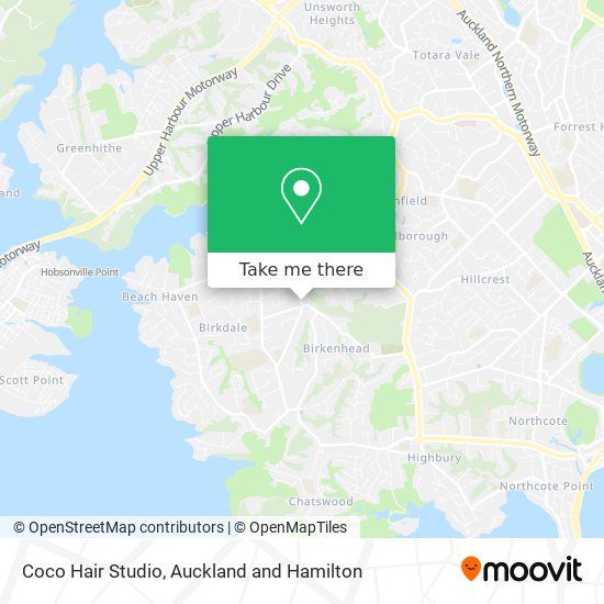 Coco Hair Studio map