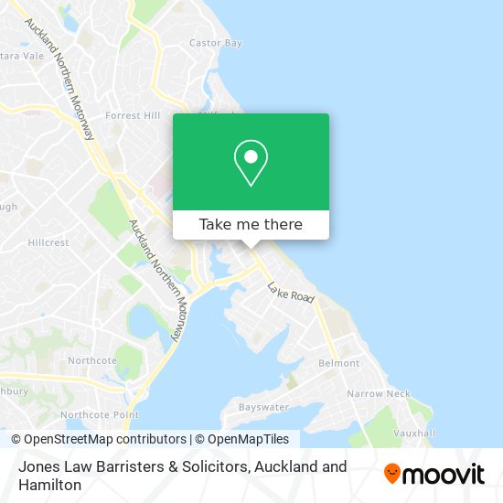 Jones Law Barristers & Solicitors map