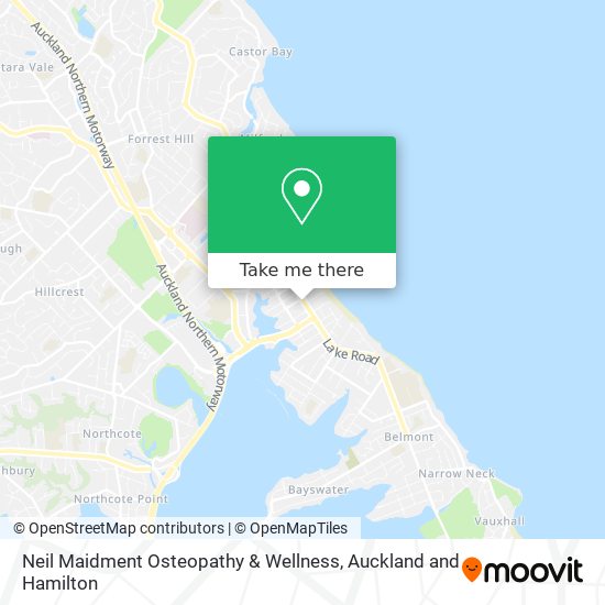 Neil Maidment Osteopathy & Wellness map