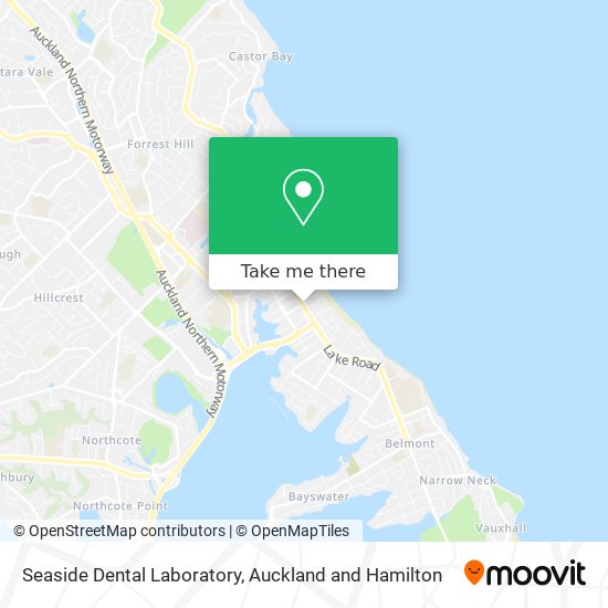 Seaside Dental Laboratory map