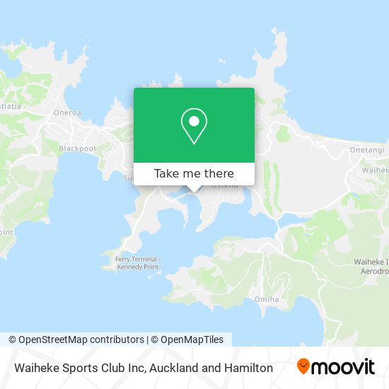 Waiheke Sports Club Inc map