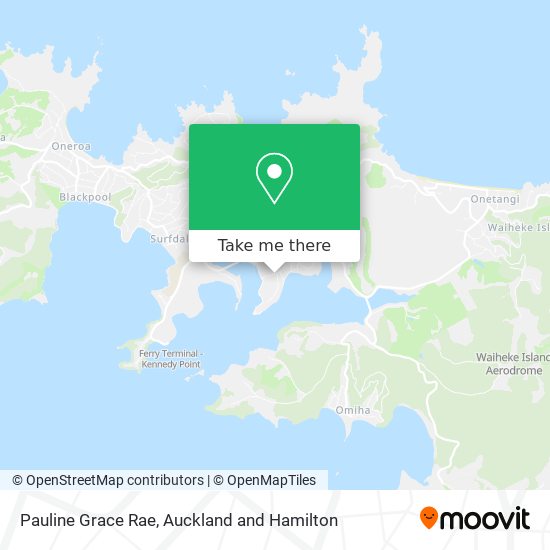 Pauline Grace Rae map