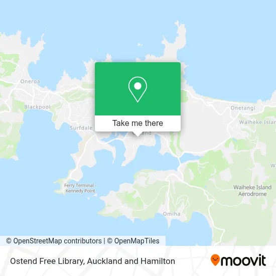 Ostend Free Library map