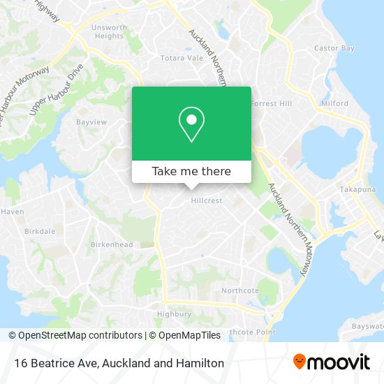 16 Beatrice Ave map