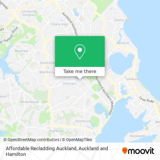Affordable Recladding Auckland map