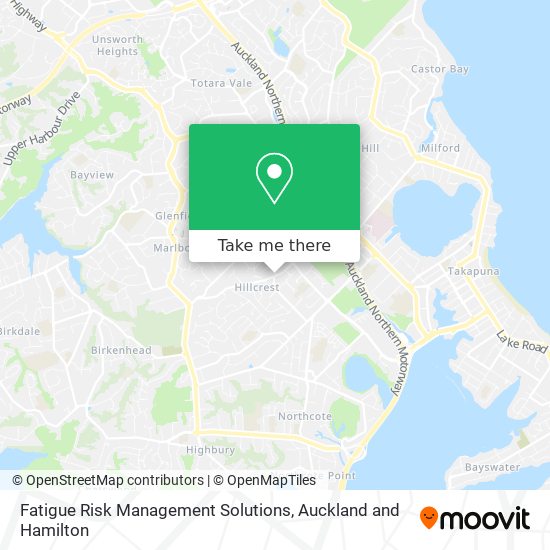 Fatigue Risk Management Solutions map