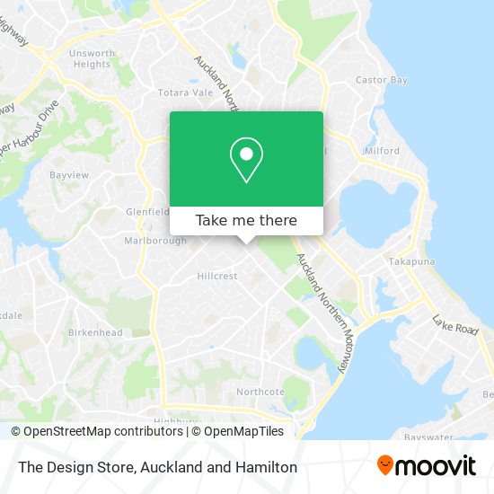 The Design Store map