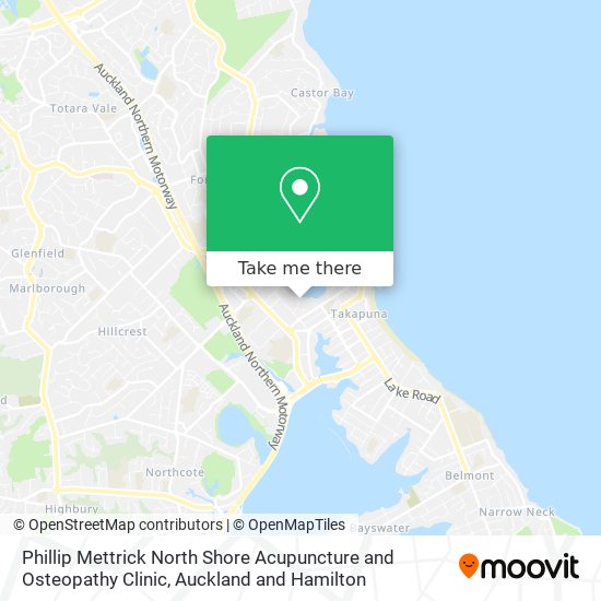 Phillip Mettrick North Shore Acupuncture and Osteopathy Clinic map
