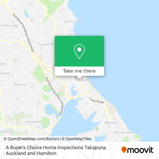 A Buyer's Choice Home Inspections Takapuna地图