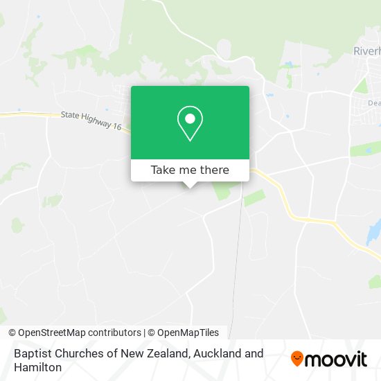 Baptist Churches of New Zealand地图