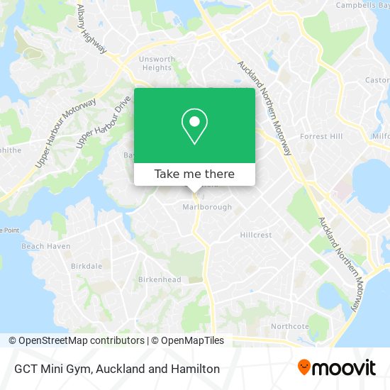 GCT Mini Gym map