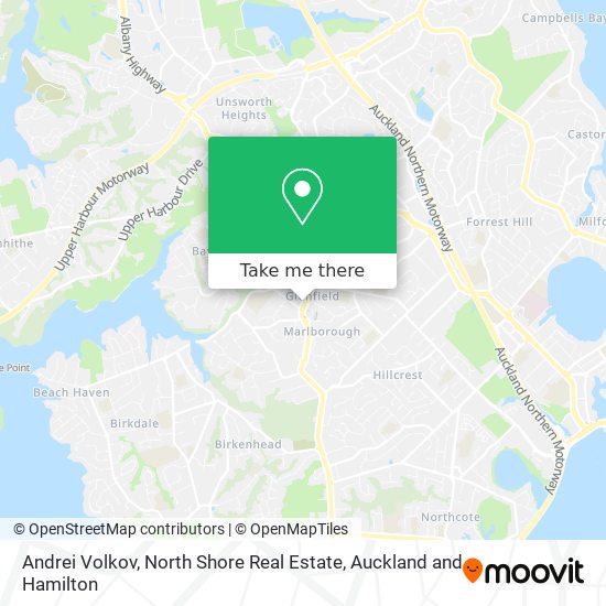 Andrei Volkov, North Shore Real Estate map