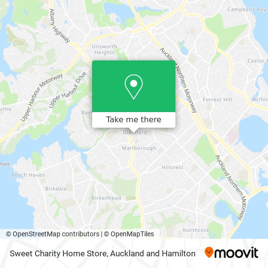Sweet Charity Home Store map