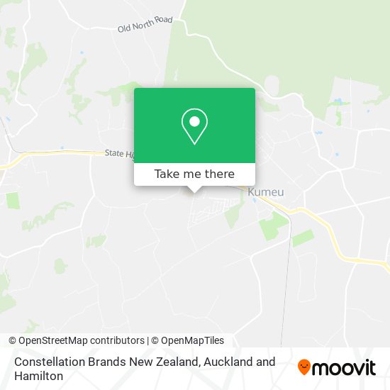 Constellation Brands New Zealand地图