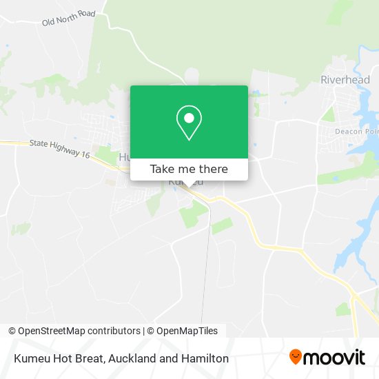 Kumeu Hot Breat map