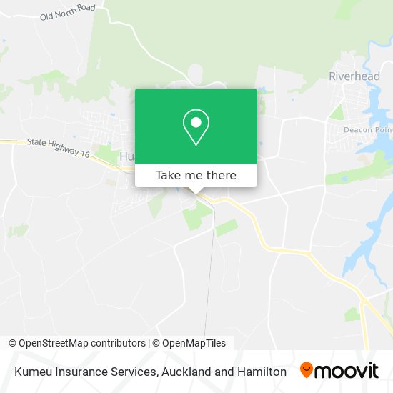 Kumeu Insurance Services map