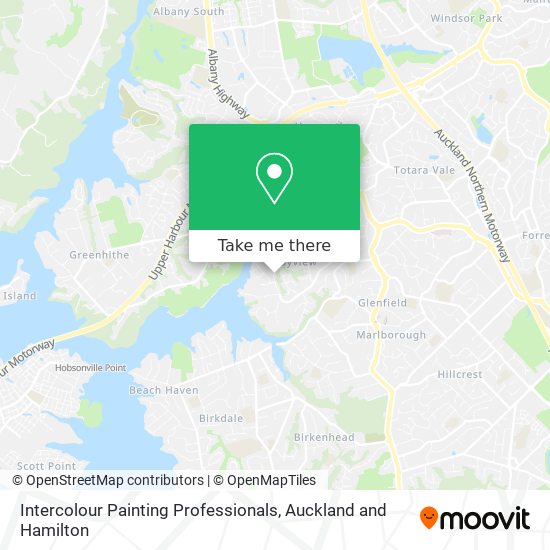 Intercolour Painting Professionals map