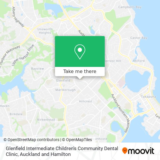 Glenfield Intermediate Children's Community Dental Clinic地图