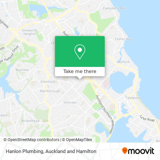 Hanlon Plumbing map