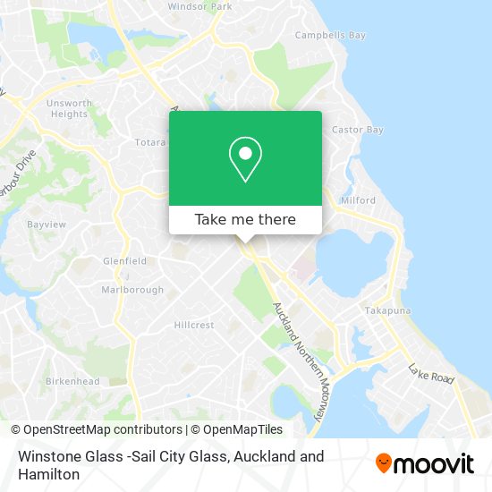 Winstone Glass -Sail City Glass map
