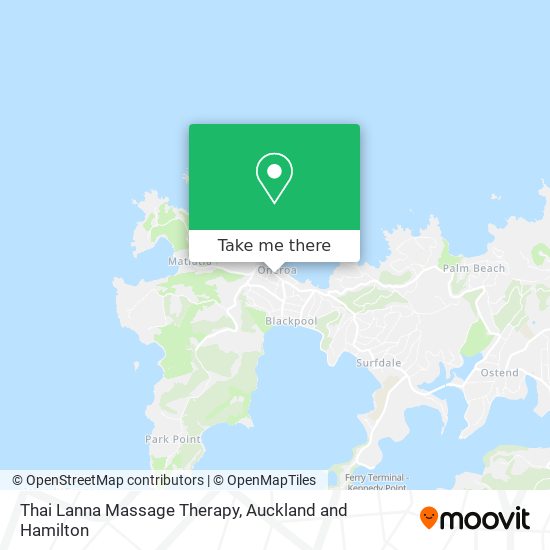 Thai Lanna Massage Therapy map