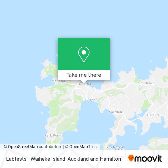 Labtests - Waiheke Island地图