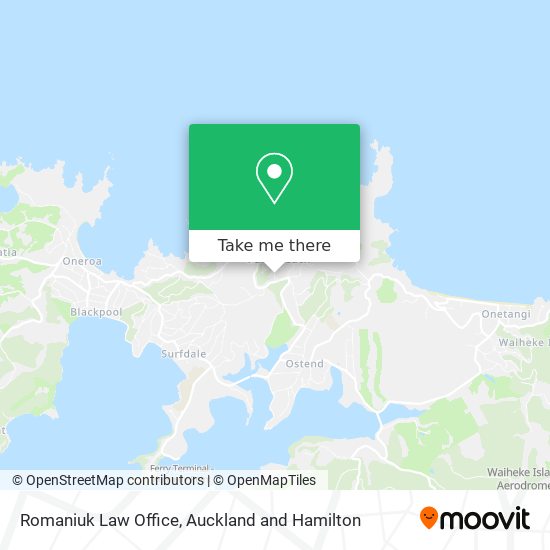 Romaniuk Law Office map