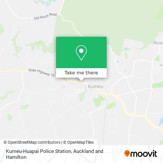 Kumeu-Huapai Police Station map