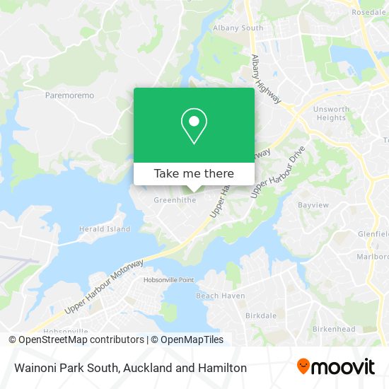 Wainoni Park South map