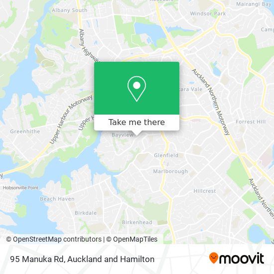 95 Manuka Rd map