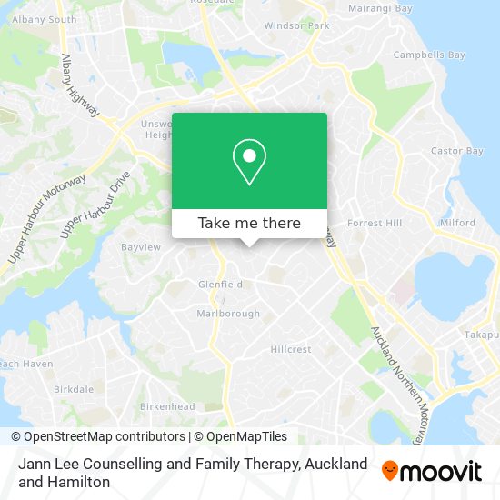 Jann Lee Counselling and Family Therapy map