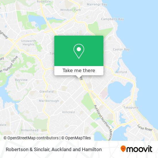 Robertson & Sinclair map