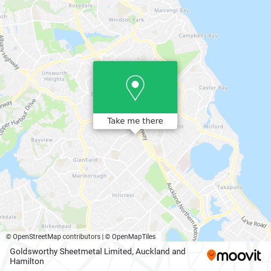 Goldsworthy Sheetmetal Limited map